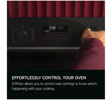 AEG Series 6000 OS6AB50AM (02) Sense Cook Aqua Clean Built-in Single Oven in Stainless Steel - A+ Rated - (Ex Display) - HW182602