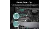 Hisense HV673A60UK (42) Full-Size Fully Integrated Dishwasher with Top Cutlery Tray - A Rated - (Ex Display) - HW182142