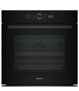 Hotpoint Class 4 HOI4S8PM0BUK (35) Built-in Single Oven with Pyrolytic Self Cleaning and AirFry Function in Black - A+ Rated - (Ex Display) - HW182735