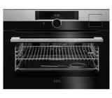 AEG KSK892220M SteamPro Compact Oven in Stainless Steel - A+ Rated - (Ex Display) - HW182074 - MANAGERS SPECIAL PRICE £399.20