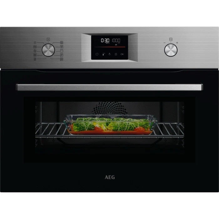 AEG OK6NK40M (50) 6000 Built-in CombiQuick® Microwave with Oven in Stainless Steel - (EX DISPLAY BLEMISHED) - HW182716