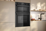 Neff N50 U1ACE2AG3B (35) Built-in Electric Double Oven in Graphite - A/B Rated - (Ex Display) - HW182535