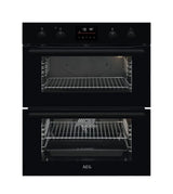 AEG DUB535060B (94) 6000 SurroundCook Built-under Electric Double Oven in Black - A/A Rated - (Ex Display) - HW182394