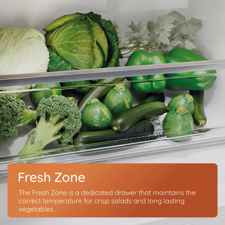 Hotpoint HTC20 T322 UK (77) 194cm Extra Tall 280L 70/30 Integrated No Frost Fridge Freezer - Sliding Door Hinge - E Rated - (Ex Display) - HW181977