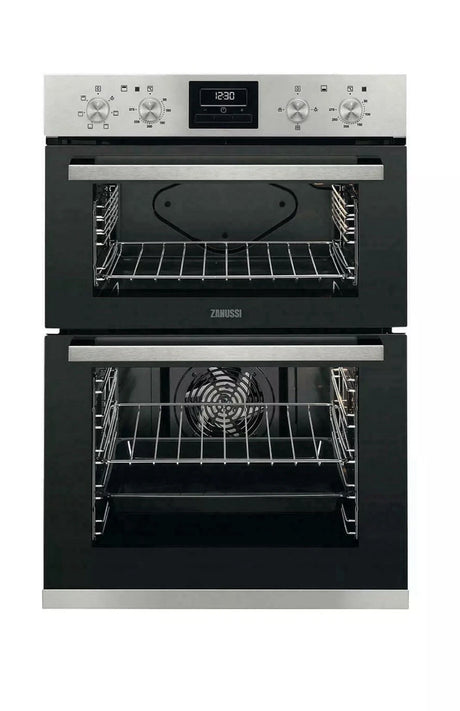 Zanussi ZOD35661XK (70) Built-in Electric Double Oven in Stainless Steel - A/A Rated - (Ex Display) - HW181970