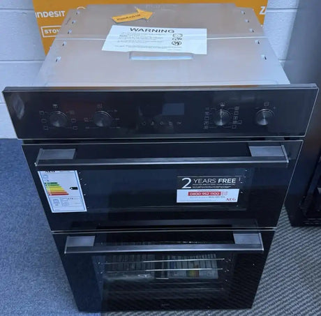 AEG NPU5C40B (07) SurroundCook Double Built-in Oven with Air Fry Function in Black - (Ex Display) - HW182807