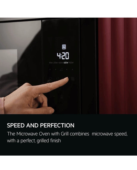 AEG 6000 OB6GM261UB (15) Built in 900 Watt 26 Litre Microwave Oven in Black - HW182315