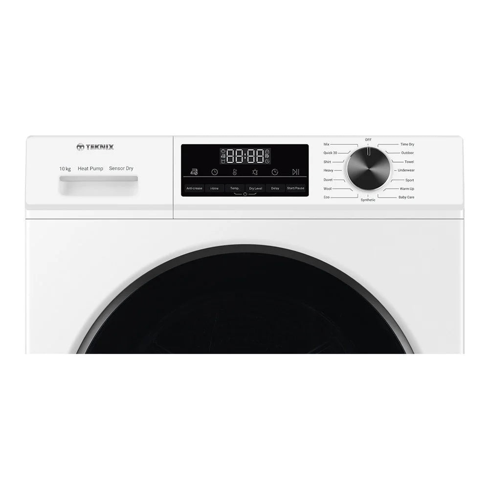 Teknix TK3HP10XW 10KG 3 Series Heat Pump Dryer in White - A++ Rated - 3 Year Guarantee - POHW0134