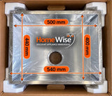 Blanco 524241 Z-Style 500-IFU 500mm x 400mm Kitchen Sink in Stainless Steel with Waste Kit - (New Boxed) - HW182838