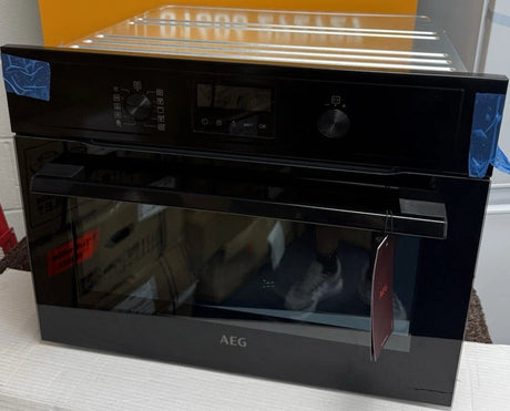 AEG 5000 KOX36506GB (58) CombiAir Built-in Oven and Microwave in Black - (Ex display) - HW182758