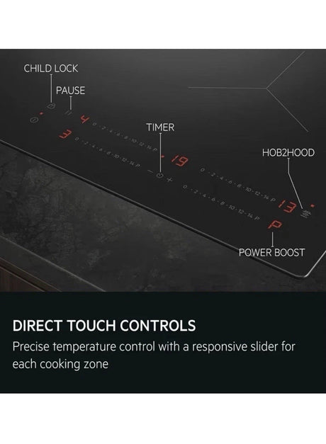 AEG 7000 Series IAX64411CB 59cm 4-Zone SenseBoil® Induction Hob in Black - Hob2Hood - (Tatty Box) - HW181823