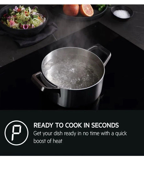 AEG 7000 Series IAX64411CB 59cm 4-Zone SenseBoil® Induction Hob in Black - Hob2Hood - (Tatty Box) - HW181823