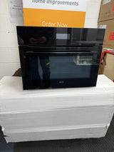 AEG KMK768080B (01) 7000 Series CombiQuick Built In Microwave Oven with Enamel Cleaning in Classic Black - (Ex Display) - HW181901