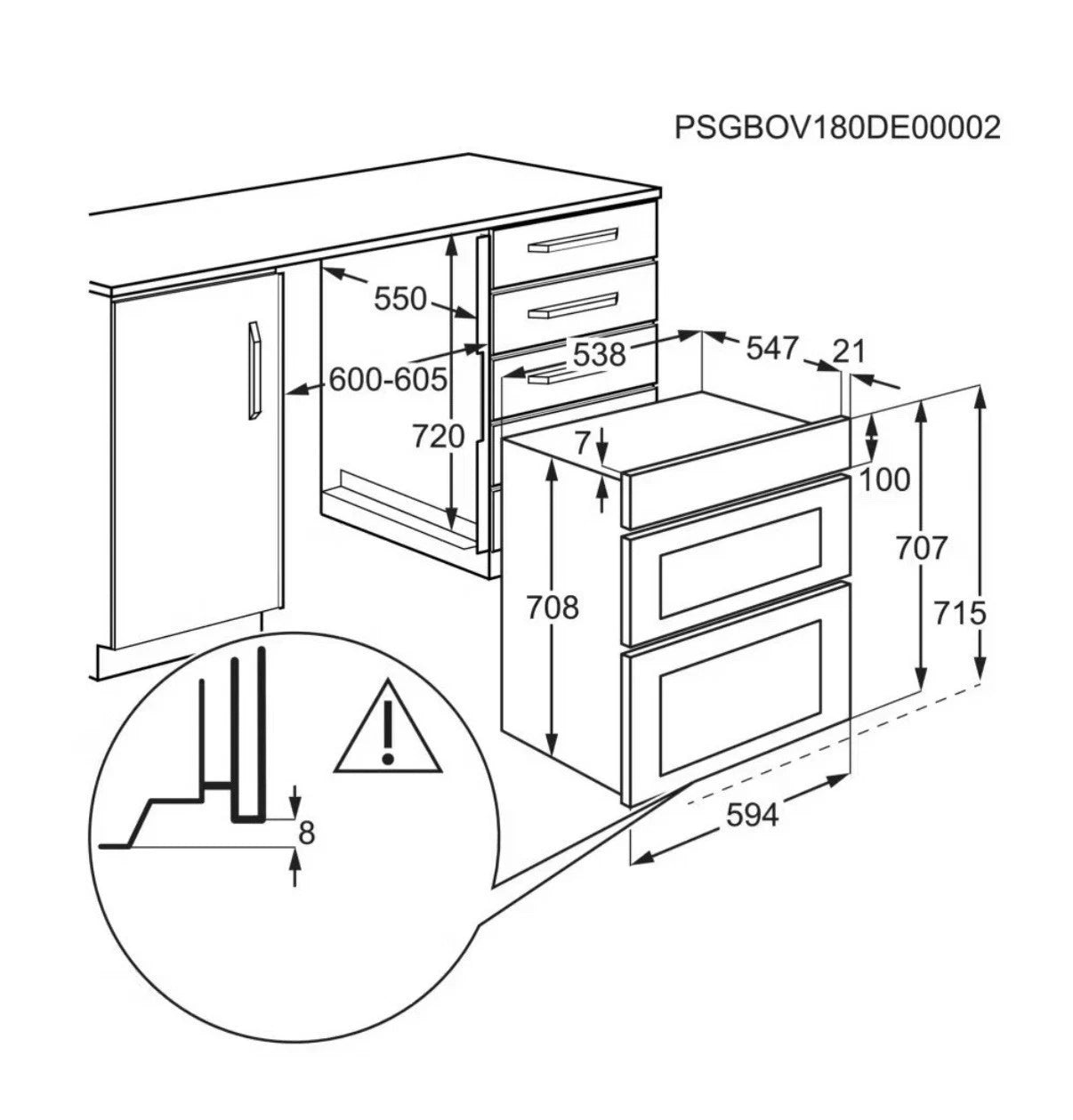 Zanussi ZPCNA7KN (68) Built Under Electric Double Oven with Air Fry Feature in Black - A/A Rated - (Ex Display) - HW181968
