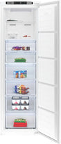 Beko BFFD4577 (23) 178cm Integrated Frost Free 220L Tall Upright Freezer with Sliding Hinge - E Rated - (Graded Damaged ) - HW182623