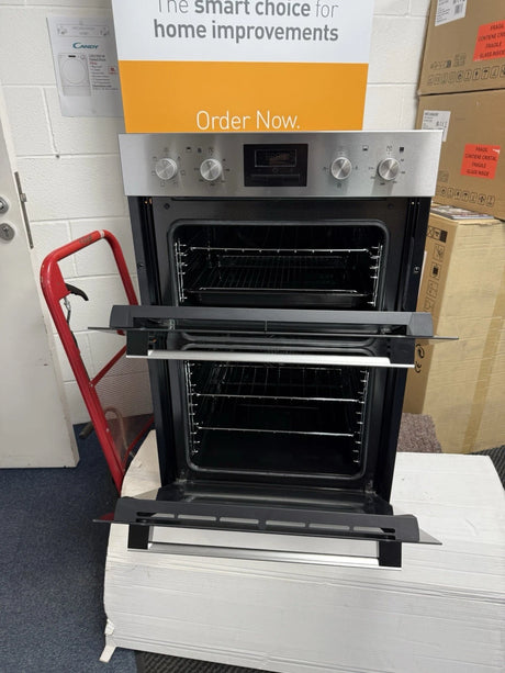 Zanussi ZOD35661XK (70) Built-in Electric Double Oven in Stainless Steel - A/A Rated - (Ex Display) - HW181970