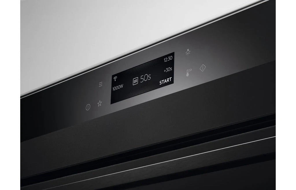 AEG KMK768080T (93) 7000 Series CombiQuick Built In Microwave Oven with Enamel Cleaning in Matt Black - (Ex Display) - HW181893