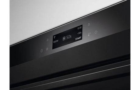 AEG KMK768080T (93) 7000 Series CombiQuick Built In Microwave Oven with Enamel Cleaning in Matt Black - (Ex Display) - HW181893