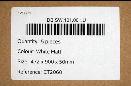 White Plastic Cutlery Drawer Insert (Thickness-2.5mm Width-900mm  Depth-470mm Height-55mm) - Single Tray - WCT1 - MANAGERS SPECIAL NOW £10.40