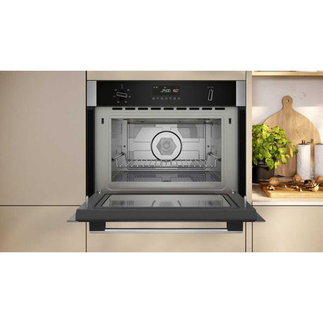 Neff C1AMG84N1B N50 (54) Built-In Combination 900W Microwave Oven in Stainless Steel - (Ex Display) - HW182854