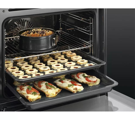 AEG BEX335011B (10) 3000 Series SurroundCook Built-in Electric Single Oven in Black - A Rated - (Ex Display) - HW182210