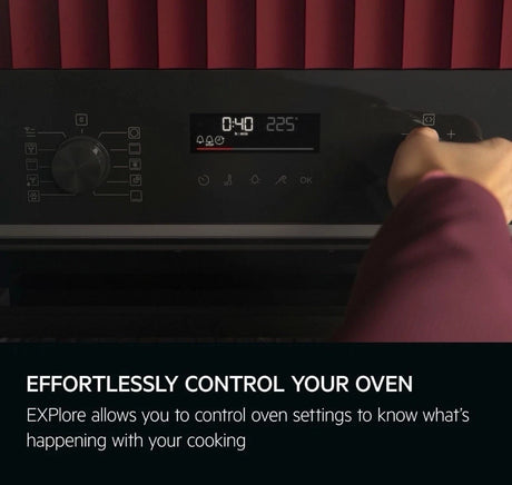 AEG 5000 KOX36506GB (58) CombiAir Built-in Oven and Microwave in Black - (Ex display) - HW182758