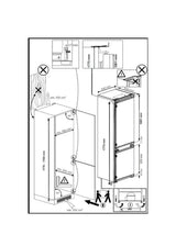 Beko BCFD473 (70) 70/30 Frost Free Integrated Fridge Freezer with Sliding Hinge - E Rated - (Ex Display) - HW182870