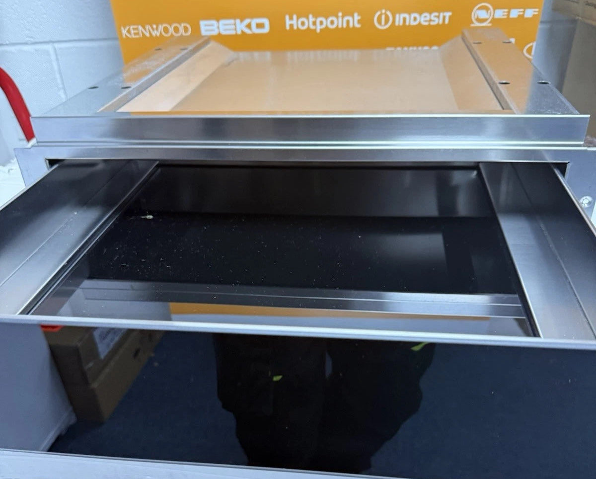 Hotpoint GUD0ABF (90) Built-in Storage Drawer with Black Glass - (Ex Display) - HW181990
