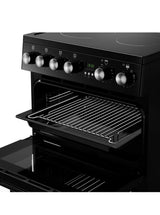New World 444412056 (76) FDO 50E BLK 50cm Electric Ceramic Cooker in Black - (Ex Display) - HW182376