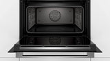 Bosch Series 8 CSG656BS1B Built-in Electric 47 Litre Compact Steam Oven with 4D Hot Air in Stainless Steel - (Blemished) - HW181931