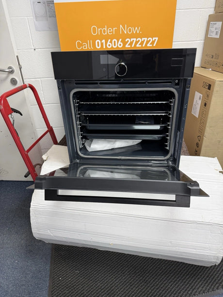 AEG 7000 BSK978330B SteamCrisp Built-in Single Oven with Pyrolytic Self Cleaning in Black - A++ Rated - (Ex Display) - HW181838