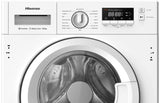 Hisense WD3M841BWI 8+6KG 1400 Spin Integrated Washer Dryer in White - B/E Rated - POHW0044