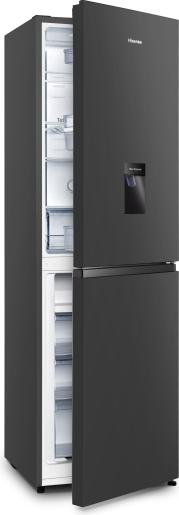 Hisense RB327N4WBE 55cm Wide 182.5cm Tall Fridge Freezer in Black
