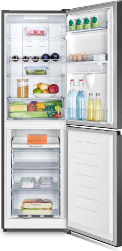 Hisense RB327N4WBE 55cm Wide 182.5cm Tall Fridge Freezer in Black