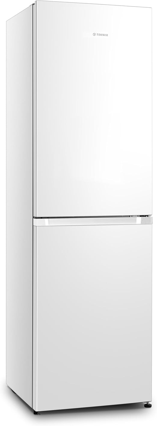 Teknix FFPH1825PW/E 256 Litre Fridge Freezer with Total No Frost in White - POHW0084