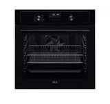 AEG 3000 BEX535A61B (45) Built In Electric Single Oven in Black with AirFry and Aqua Clean Enamel  - A+ Rated - (Blemished) - HW182445