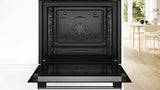 Bosch Series 4 HQA574BS3B (23) Electric Single Oven with Pyrolytic Self Cleaning in Stainless Steel - (Ex Display) - HW182523