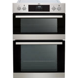 AEG 6000 DEB331010M (47) SurroundCook Clean Enamel Electric Double Built In Oven in Stainless Steel - A/A Rated - (EX Display ) - HW182447