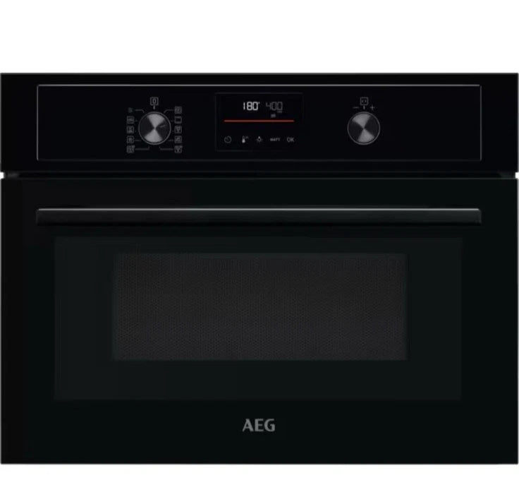 AEG KMX365060B (33) Built-In Combination Microwave Oven in Black - (Ex Display) - HW181833