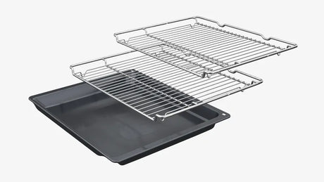 Bosch Series 4 HQA534BB3B Built In Electric Single Oven with added Steam Function in Black - A+ Rated - (Ex Display) - HW181973