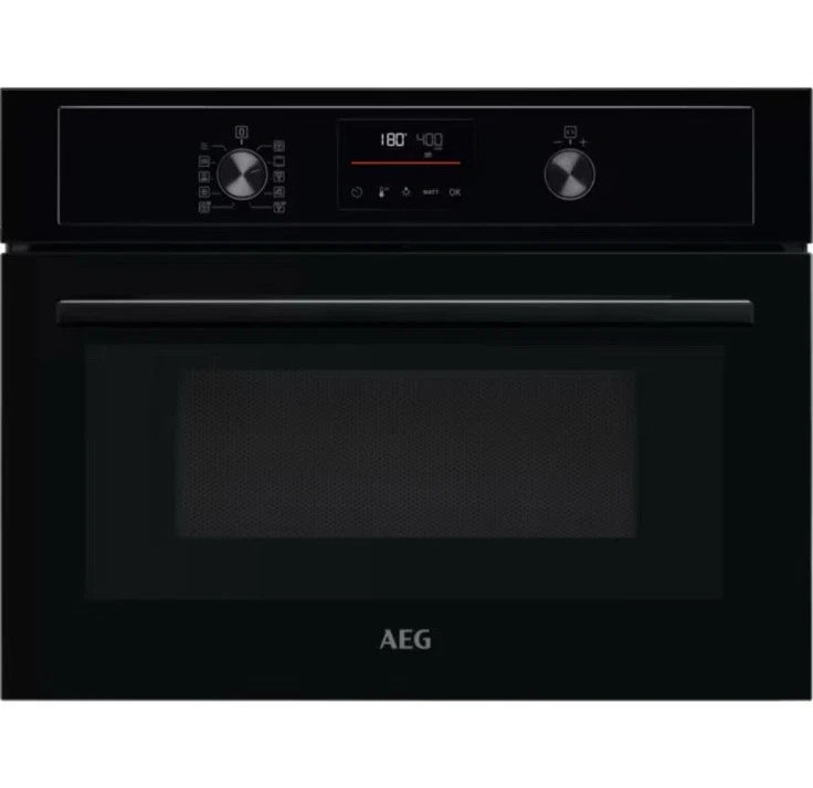 AEG KMX365060B (33) Built-In Combination Microwave Oven in Black - (Ex Display) - HW181833