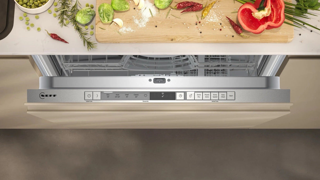 Neff N30 S153HTX02G (94) Wi-Fi Enabled Full Size Integrated Dishwasher - (Ex Display) - HW182494